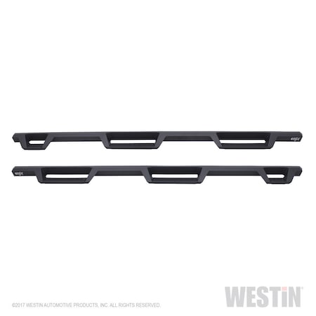 Westin Automotive 17-C F250/F350 CREW CAB(6.75 FT BED)TEXTURED BLACK HDX DROP WTW NERF STEP BARS 56-534025
